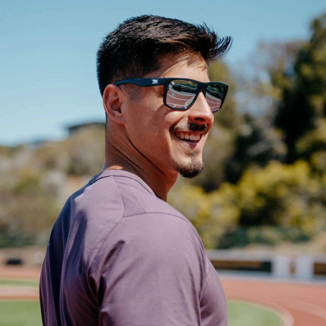 Knockaround Jelly Black/Sky Blue Torrey Pines Sport Sunglasses